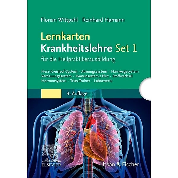 Lernkarten Krankheitslehre Set 1 für die Heilpraktikerausbildung, Florian Wittpahl, Reinhard Hamann