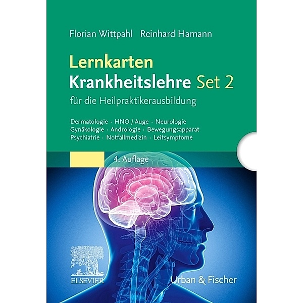 Lernkarten Krankheitslehre Set 2 für die Heilpraktikerausbildung, Florian Wittpahl, Reinhard Hamann