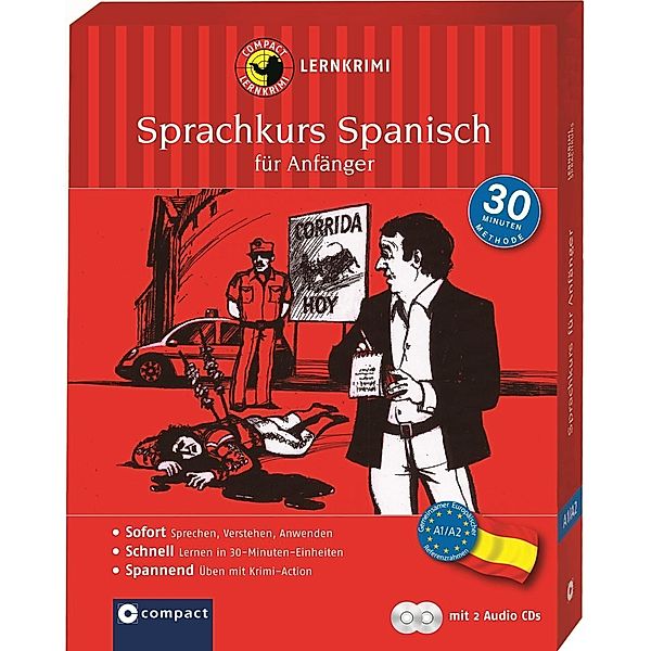 Lernkrimi-Sprachkurs Spanisch für Anfänger, m. 2 Audio-CDs