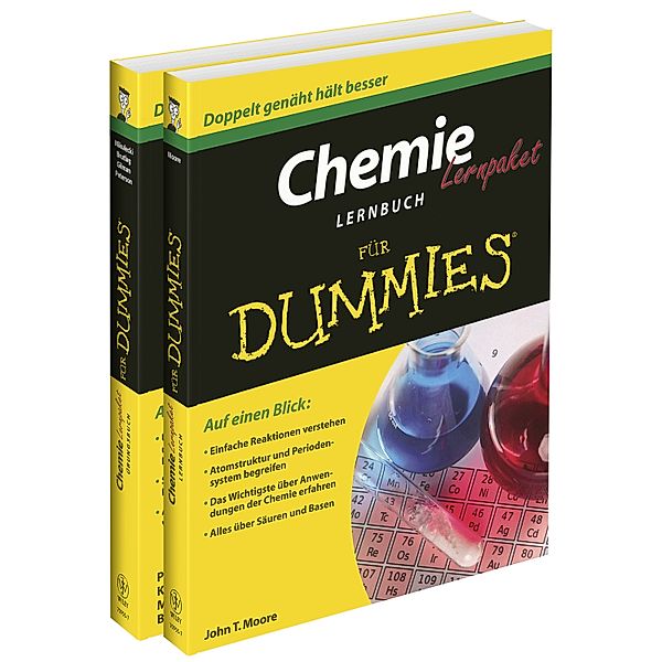 Lernpaket Chemie für Dummies, 2 Bde., John T. Moore, Peter J. Mikulecky