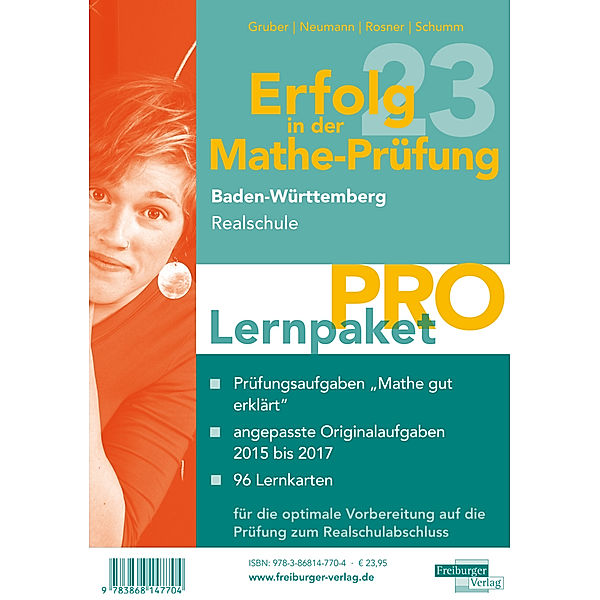 Lernpaket Pro Realschulabschluss 2023 Baden-Württemberg, 3 Teile, Helmut Gruber, Robert Neumann, Stefan Rosner, Roland Schumm