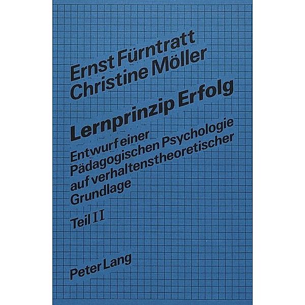 Lernprinzip Erfolg, Ernst Fürntratt, Christine Möller