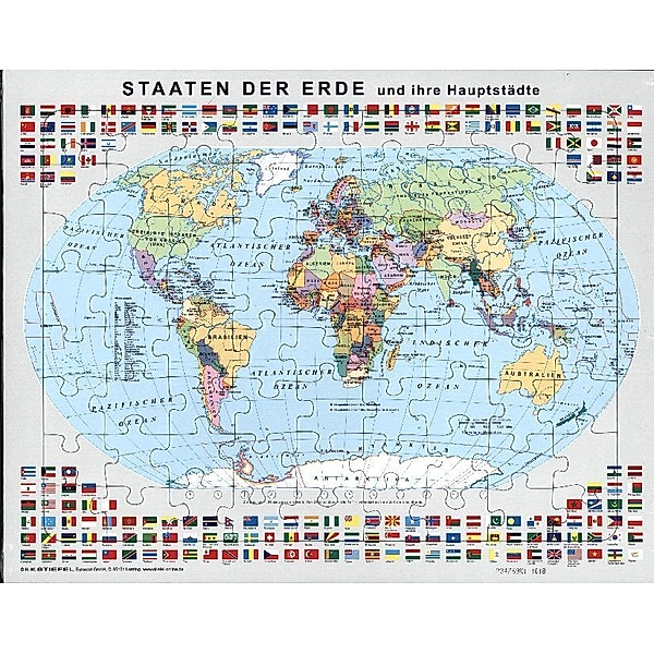 Stiefel Lernpuzzle Staaten der Erde