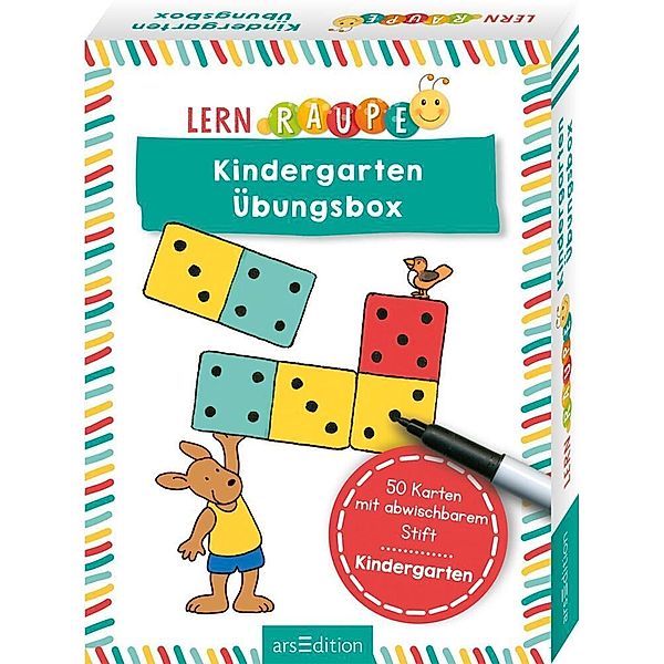 Lernraupe - Kindergarten-Übungsbox