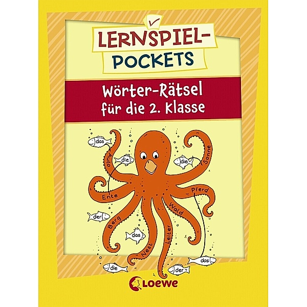Loewe Verlag, Loewe Lernspiel-Pockets - Wörter-Rätsel für die 2. Klasse