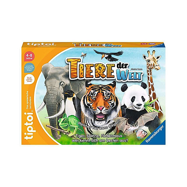 Ravensburger Verlag Lernspiel tiptoi® TIERE DER WELT, Gunter Baars