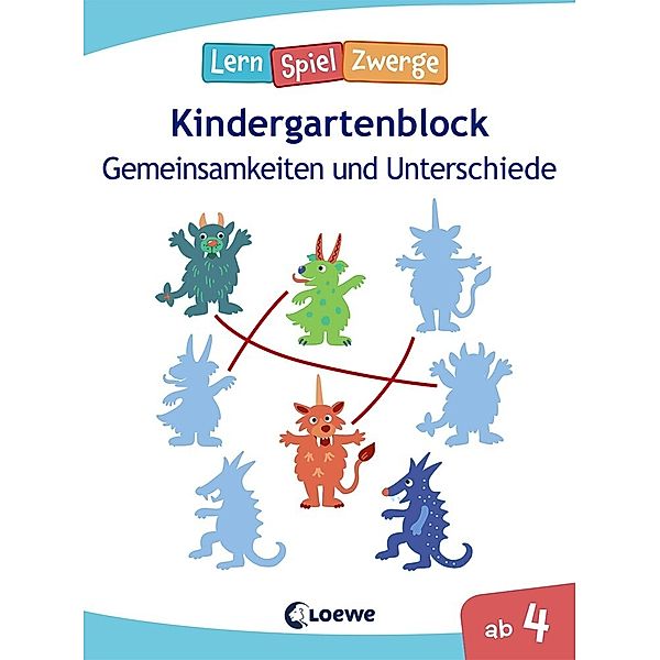 LernSpielZwerge  Kindergartenblock - Gemeinsamkeiten und Unterschiede