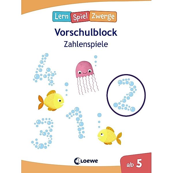 LernSpielZwerge Vorschulblock - Zahlenspiele