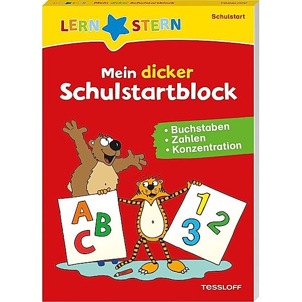 LERNSTERN Mein dicker Schulstartblock. Buchstaben, Zahlen, Konzentration, Ursula Keicher