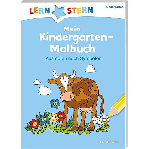 LERNSTERN Mein Kindergarten-Malbuch. Ausmalen nach Symbolen ab 4 Jahren