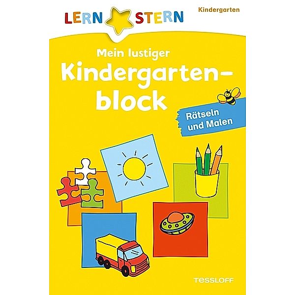 LERNSTERN Mein lustiger Kindergartenblock. Rätseln und Malen ab 3 Jahren