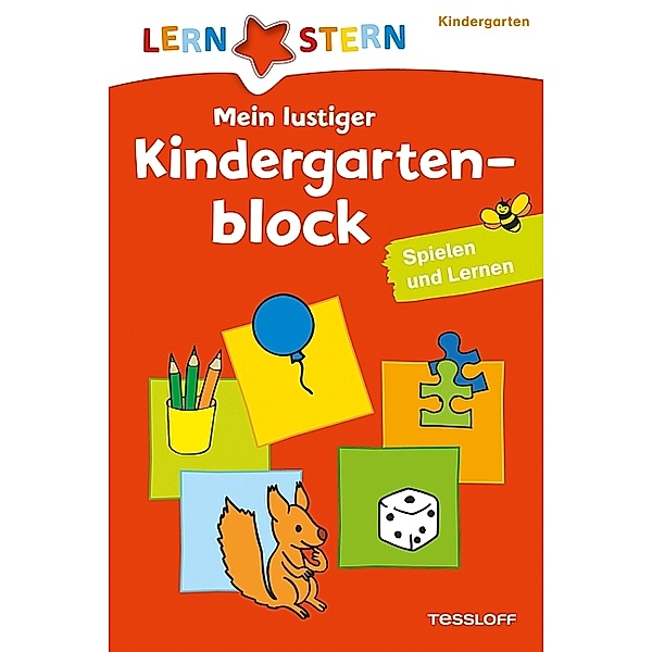 LERNSTERN Mein lustiger Kindergartenblock Spielen und Lernen