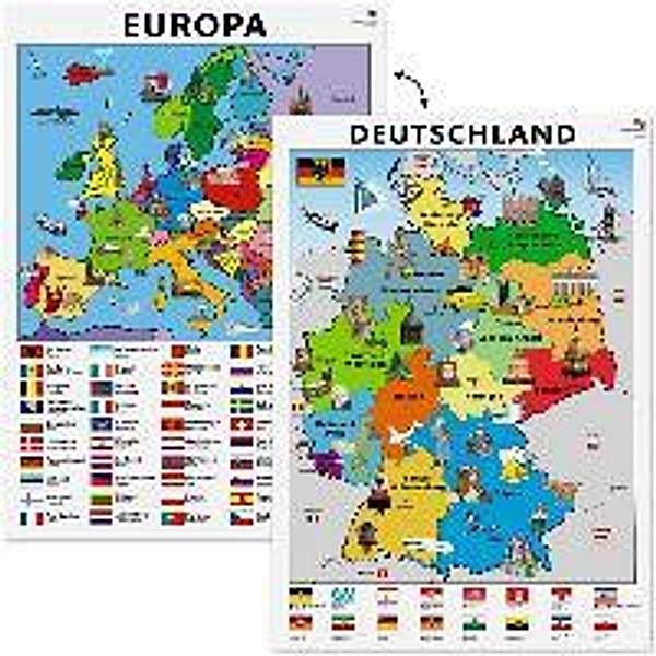 Lerntafel Deutschland und Europa