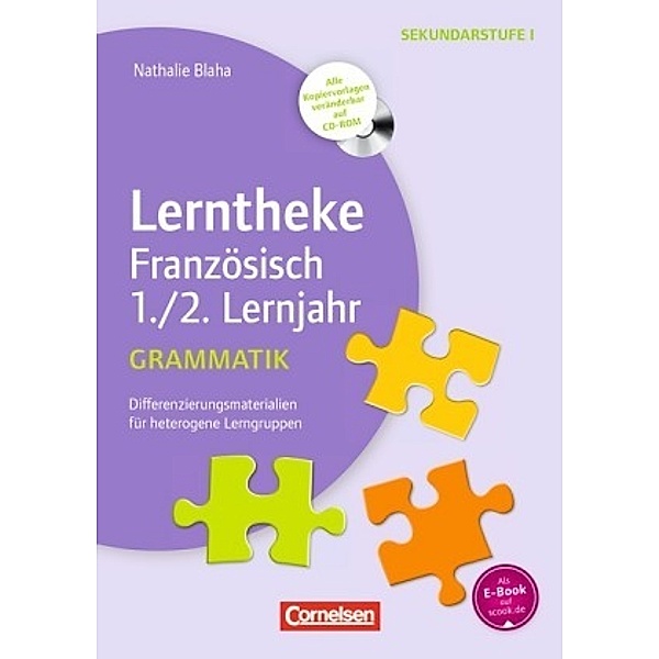 Lerntheke Französisch 1./2. Lernjahr Grammatik, m. CD-ROM, Nathalie Blaha
