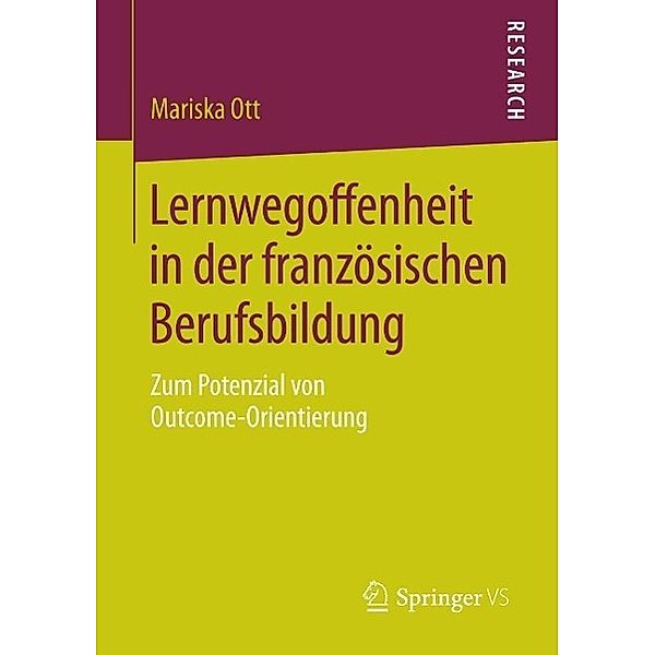 Lernwegoffenheit in der französischen Berufsbildung, Mariska Ott