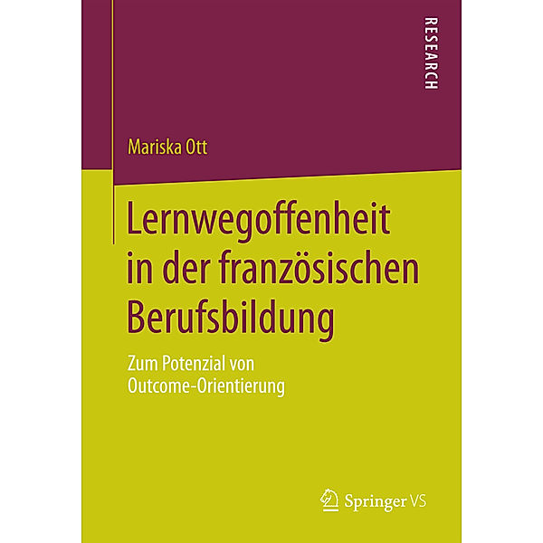 Lernwegoffenheit in der französischen Berufsbildung, Mariska Ott