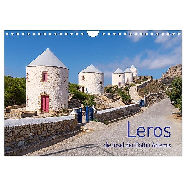 Leros - die Insel der Göttin Artemis (Wandkalender 2024 DIN A4 quer), CALVENDO Monatskalender, Stefan O. Schüller und Elke Schüller