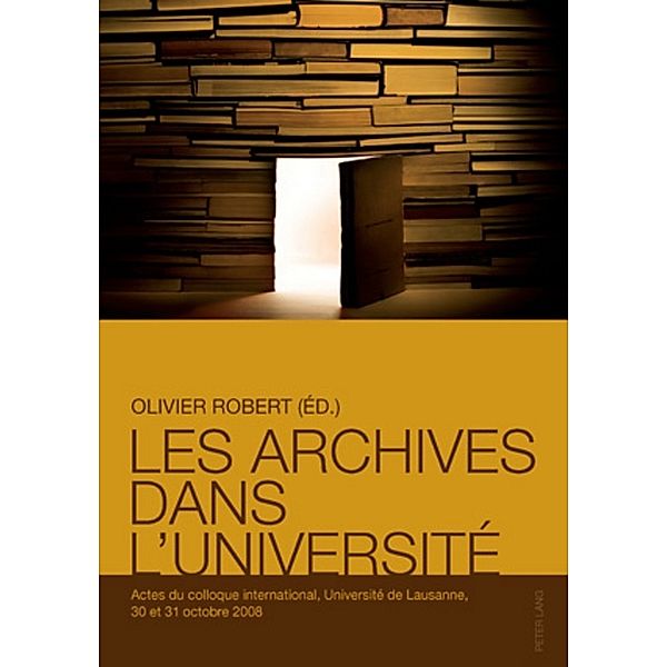 Les archives dans l'université