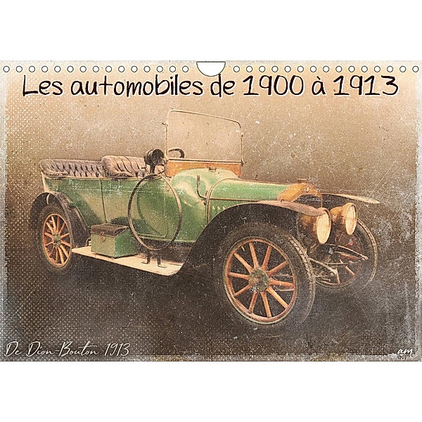 Les automobiles de 1900 à 1913 (Calendrier mural 2023 DIN A4 horizontal), Sudpastel