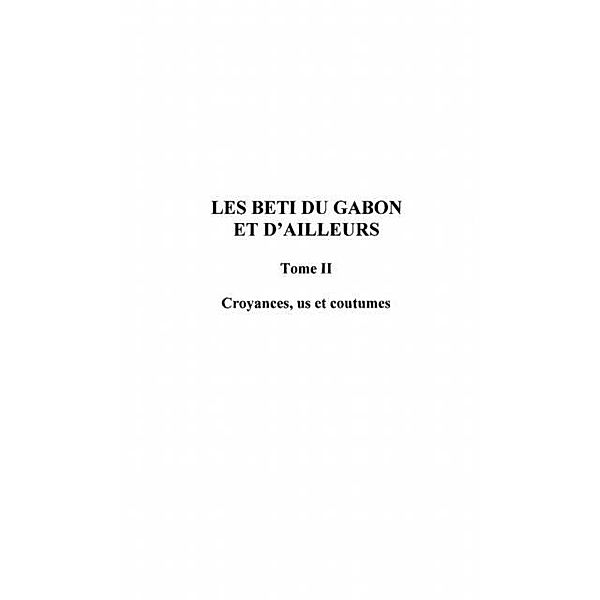 LES BETI DU GABON ET D'AILLEURS / Hors-collection, Aubame Jean-Marie