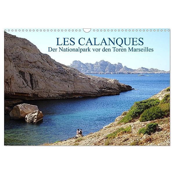 Les Calanques, der Nationalpark vor den Toren Marseilles (Wandkalender 2024 DIN A3 quer), CALVENDO Monatskalender, Monika Teusch