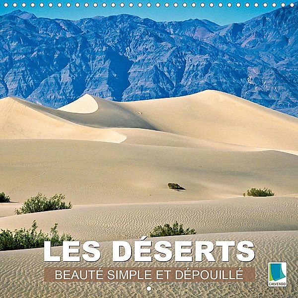 Les déserts - Beauté simple et dépouillée (Calendrier mural 2021 300 × 300 mm Square)