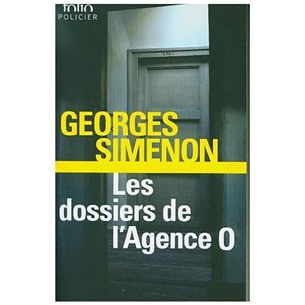 Les Dossiers De L'Agence O, Georges Simenon