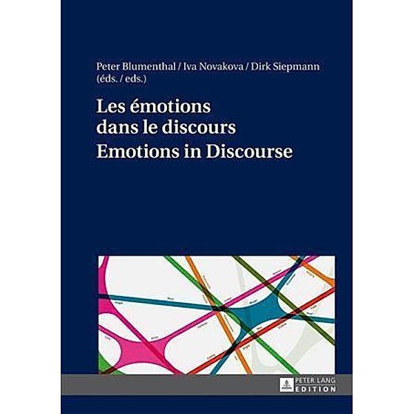 Les emotions dans le discours- Emotions in Discourse