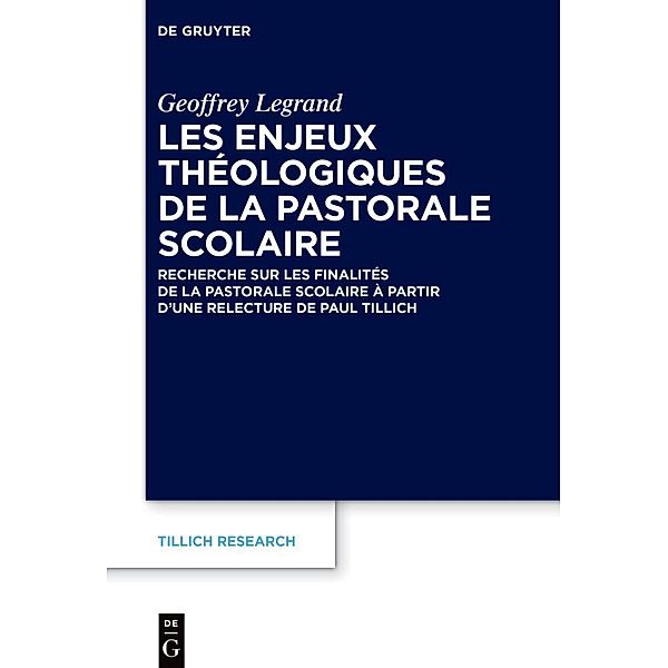 Les enjeux théologiques de la pastorale scolaire, Geoffrey Legrand