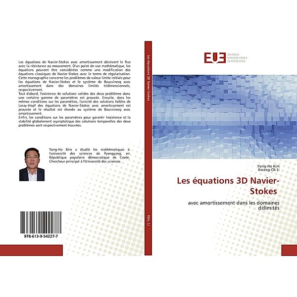 Les équations 3D Navier-Stokes, Yong-Ho Kim, Kwang-Ok Li