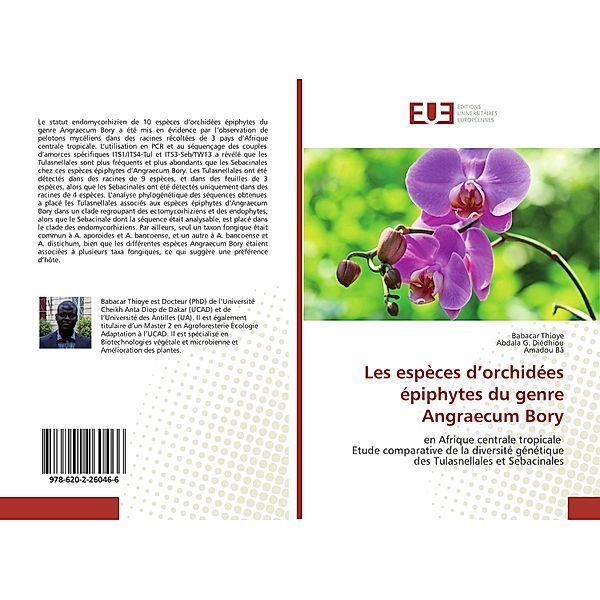 Les espèces d'orchidées épiphytes du genre Angraecum Bory, Babacar Thioye, Abdala G. Diédhiou, Amadou Bâ