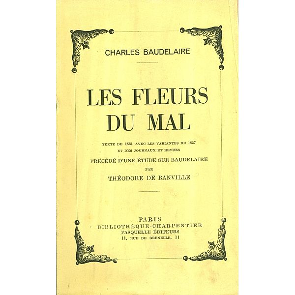 Les fleurs du mal / Littérature, Charles Baudelaire