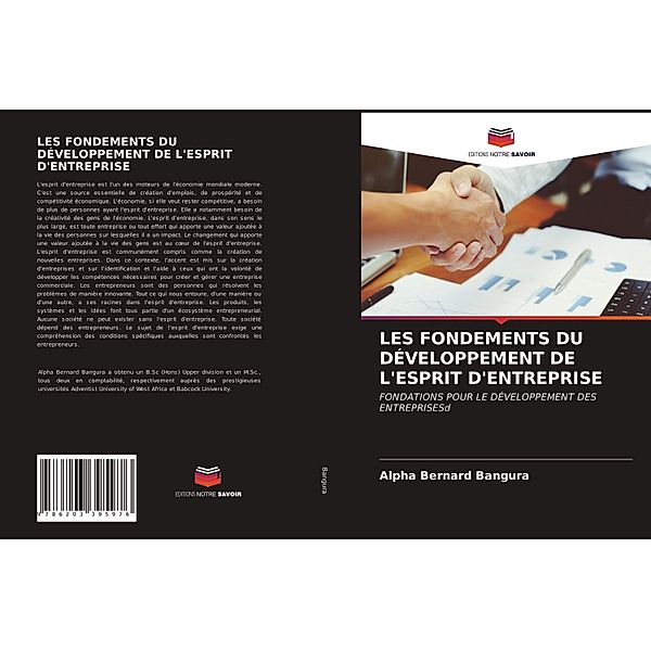 LES FONDEMENTS DU DÉVELOPPEMENT DE L'ESPRIT D'ENTREPRISE, Alpha Bernard Bangura