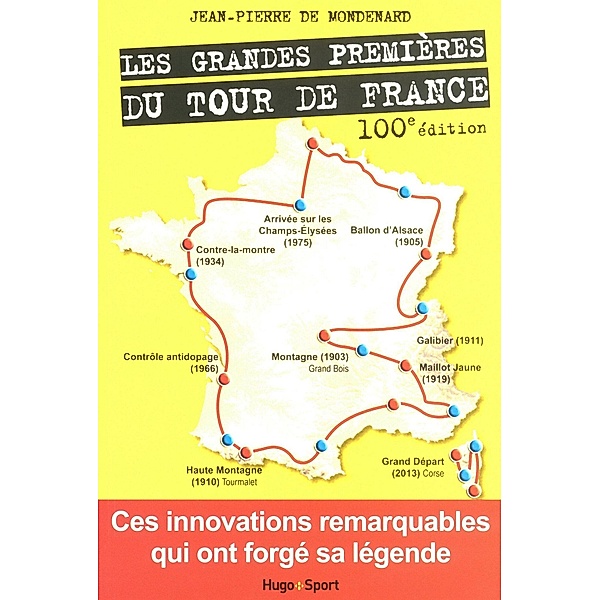 Les grandes premières du tour de France / Sport texte, Jean-pierre de Mondenard, Jean Pierre de Mondenard