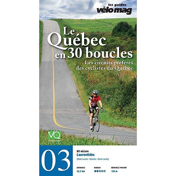 Les Guides Vélo Mag: 03. Laurentides (Mont-Laurier), Gaétan Fontaine, Jacques Sennéchael, Patrice Francoeur, Suzanne Lareau