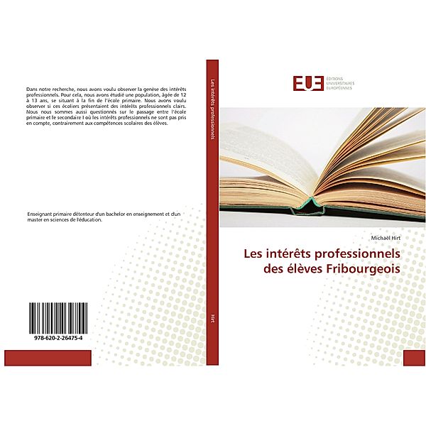 Les intérêts professionnels des élèves Fribourgeois, Michael Hirt