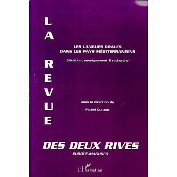 Les langues orales dans les pays mediterraneens / Hors-collection, Michel Quitout