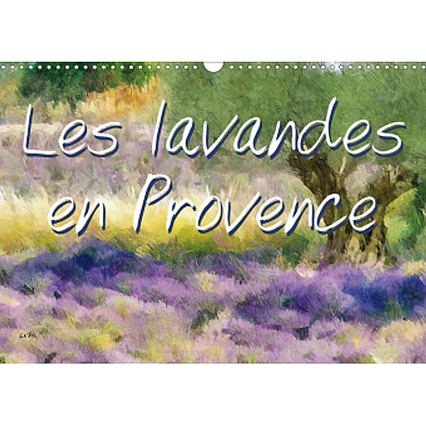 Les lavandes en Provence (Calendrier mural 2021 DIN A3 horizontal)