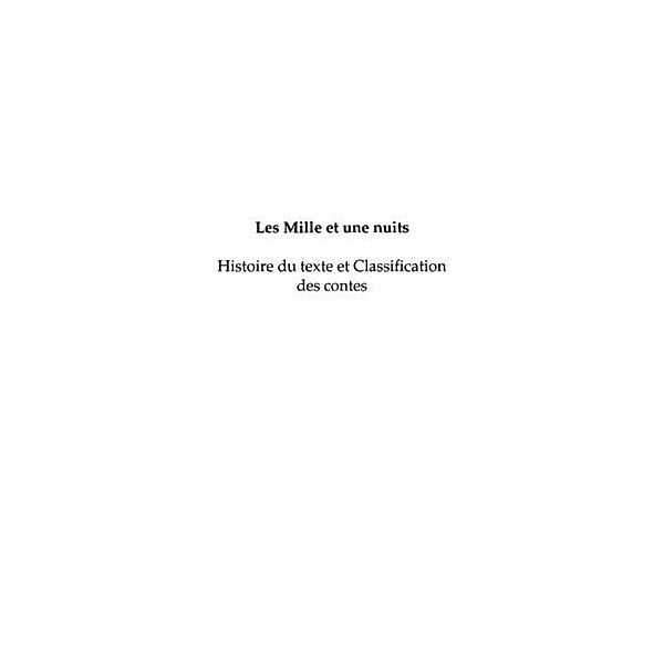 Les mille et une nuits - histoire du tex / Hors-collection, Abdoulaye Diallo