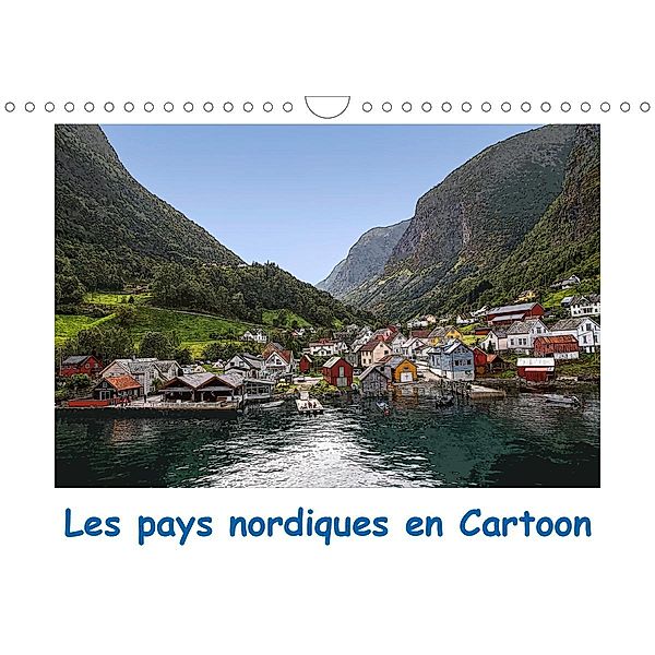 Les pays nordiques en Cartoon (Calendrier mural 2021 DIN A4 horizontal), Jocelyn Mathieu