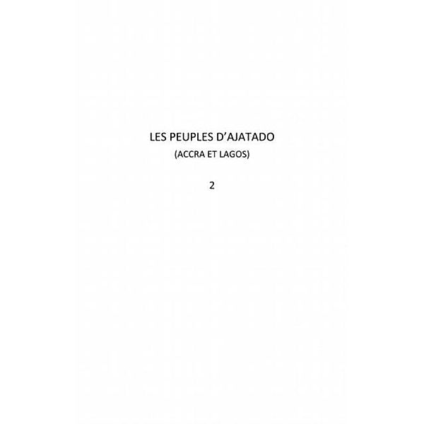 Les peuples d'ajatado (accra et lagos) ( / Hors-collection, Roberto Pazzi