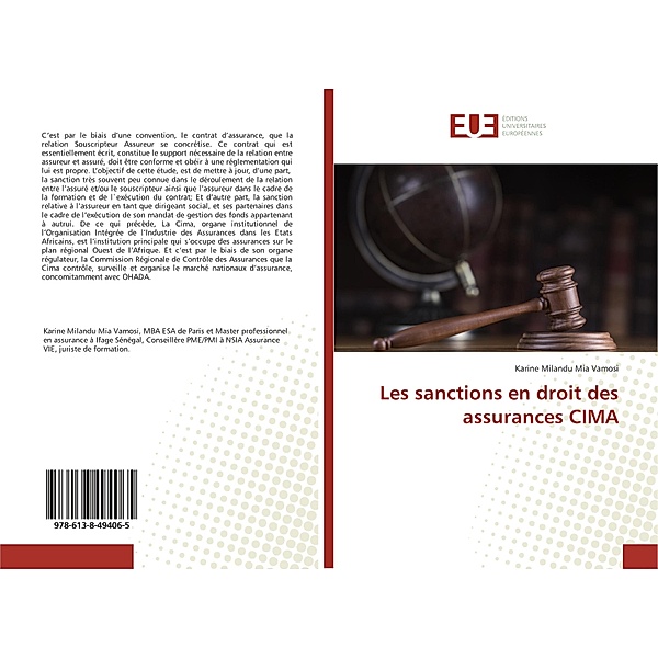 Les sanctions en droit des assurances CIMA, Karine Milandu Mia Vamosi
