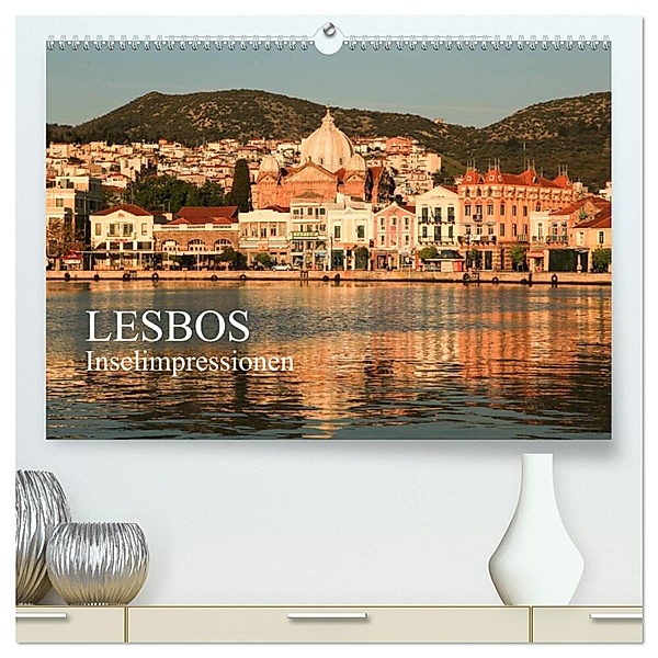 Lesbos - Inselimpressionen (hochwertiger Premium Wandkalender 2024 DIN A2 quer), Kunstdruck in Hochglanz, Winfried Rusch