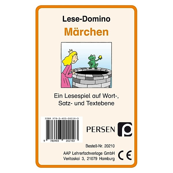 Lese-Domino: Märchen,Kartenspiel, Klara Kirschbaum, Luise Welfenstein