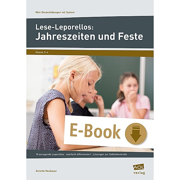 Lese-Leporellos: Jahreszeiten und Feste Kl. 3/4 / Mini-Übungen mit System - Grundschule, Annette Neubauer