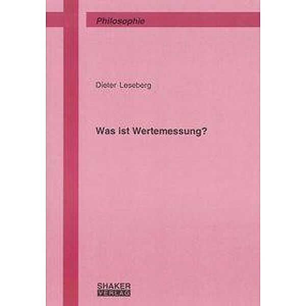 Leseberg, D: Was ist Wertemessung?, Dieter Leseberg