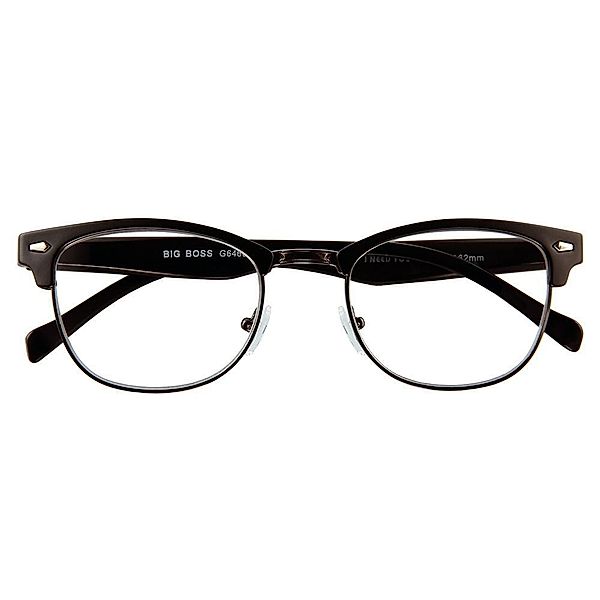 Lesebrille BIG BOSS, schwarz-matt, +2.00 dpt.