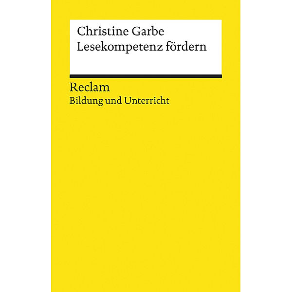 Lesekompetenz fördern, Christine Garbe