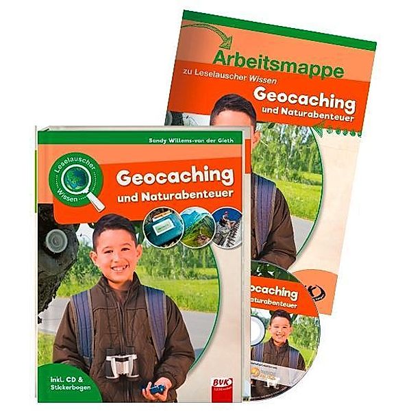 Leselauscher Wissen - Geocaching und Naturabenteuer, Set m. Audio-CD, Sandy Willems-van der Gieth