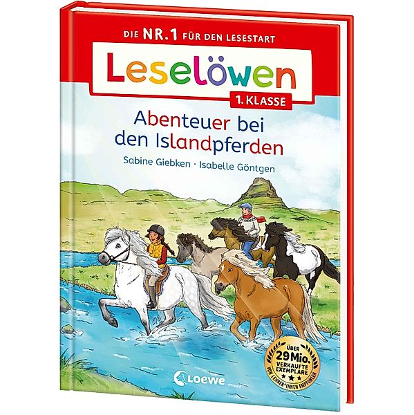 Leselöwen 1. Klasse - Abenteuer bei den Islandpferden, Sabine Giebken